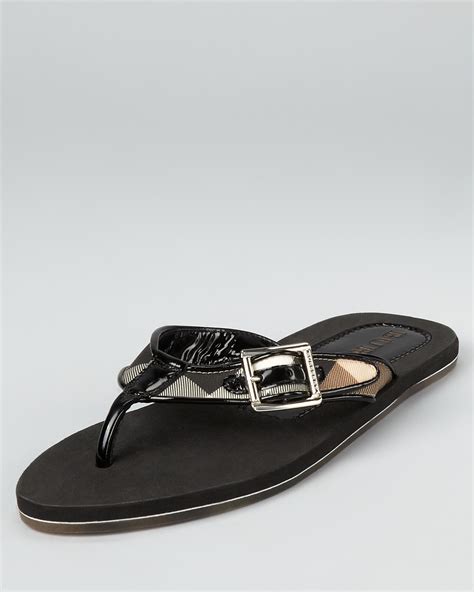 burberry slides sale|Burberry women's thongs flip flops.